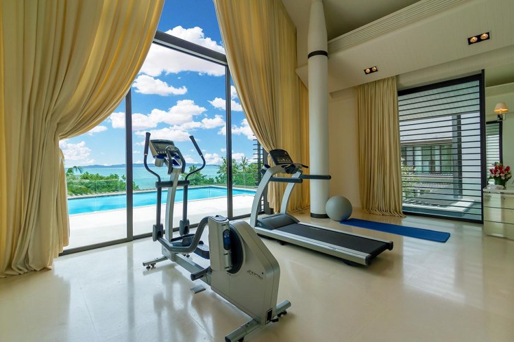 38.3 Villa Verai Phuket Fitness Spa Room