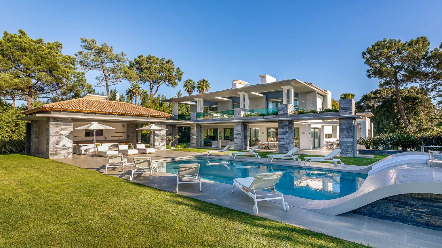 Algarve Estate Luxus Ferienhaus Portugal Mieten Außenansicht