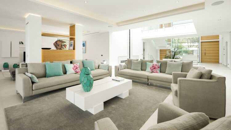 Algarve Estate Luxus Ferienhaus Portugal Mieten Wohnzimmer