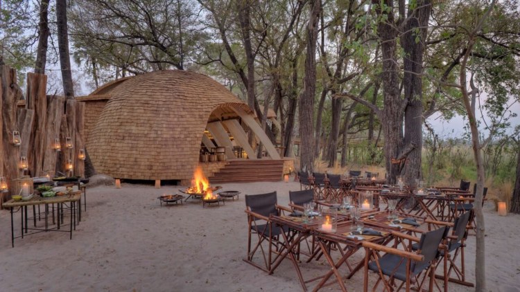 Andbeyond Sandibe Okavango Safari Lodge Boma