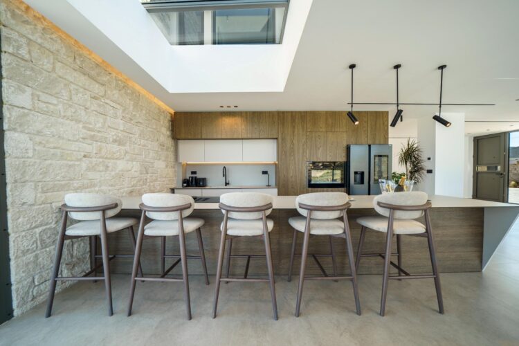 Aptera Villa Luxus Ferienhaus Kreta Mieten Bar