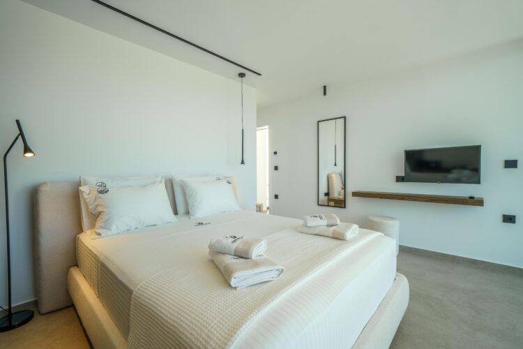 Aptera Villa Luxus Ferienhaus Kreta Mieten Sleeping