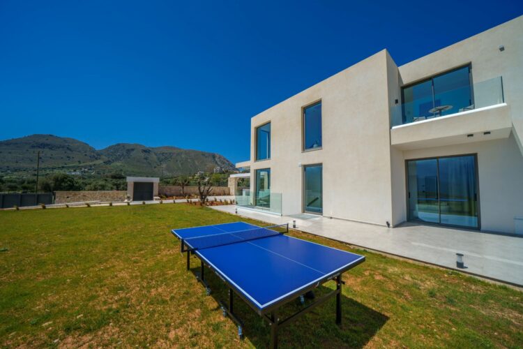 Aptera Villa Luxus Ferienhaus Kreta Mieten Tischtennis