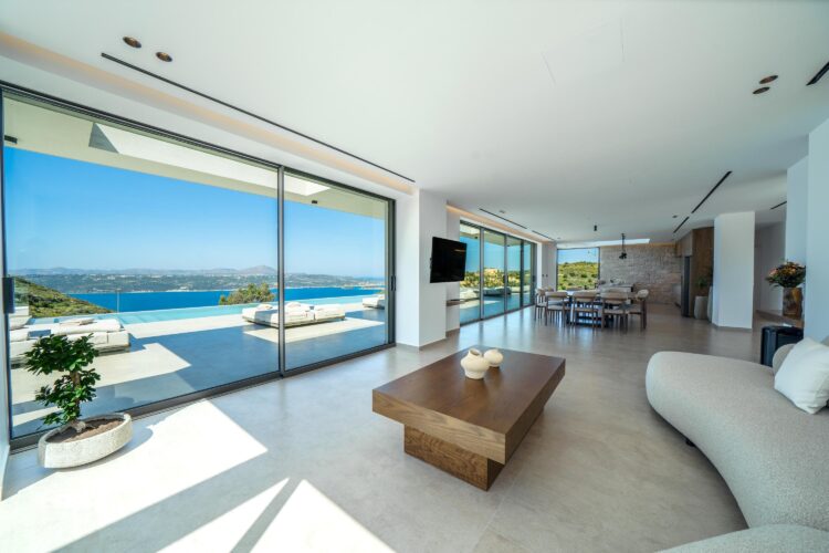 Aptera Villa Luxus Ferienhaus Kreta Mieten Wohnen