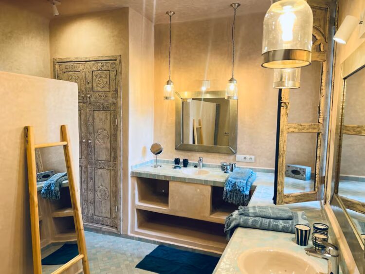 Argent D Argent Luxus Ferienhaus Marokko Mieten Bad