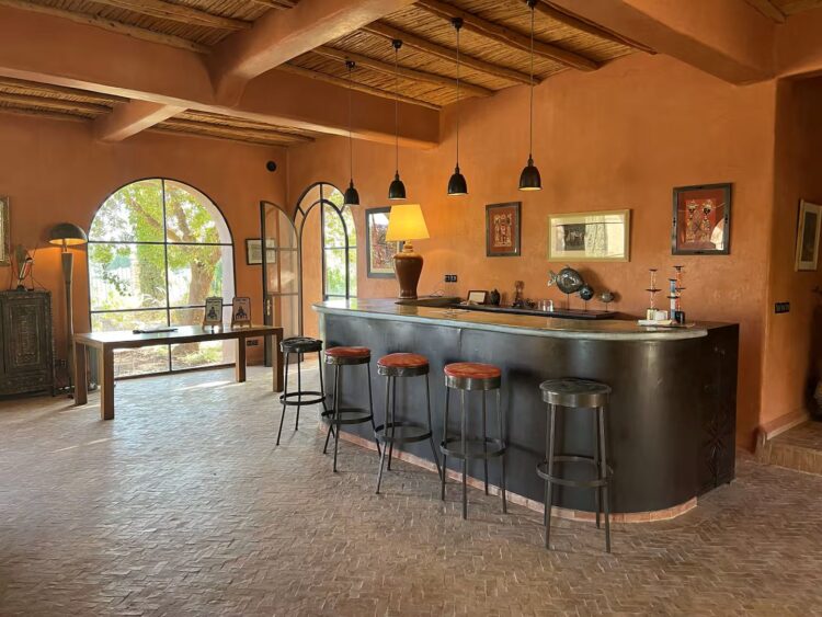 Argent D Argent Luxus Ferienhaus Marokko Mieten Bar
