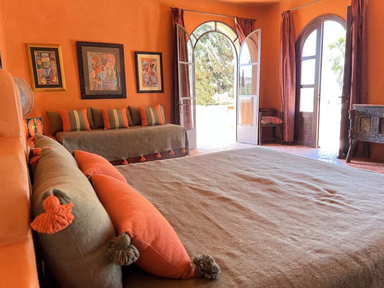 Argent D Argent Luxus Ferienhaus Marokko Mieten Bett