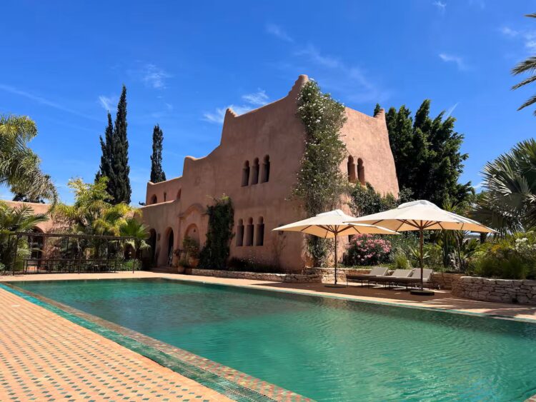 Argent D Argent Luxus Ferienhaus Marokko Mieten Poolterrasse