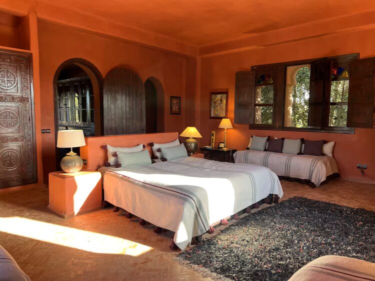 Argent D Argent Luxus Ferienhaus Marokko Mieten Schlafzimmer