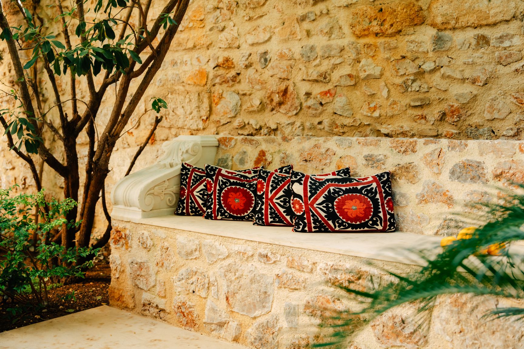 Art Retreat Athen Luxus Ferienhaus Altstadt Mieten Außenbereich