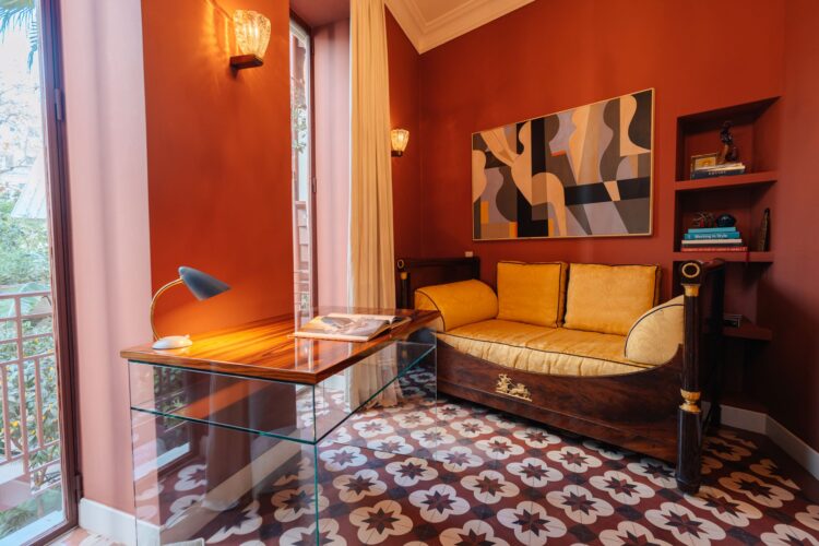 Art Retreat Athen Luxus Ferienhaus Altstadt Mieten Lese Ecke