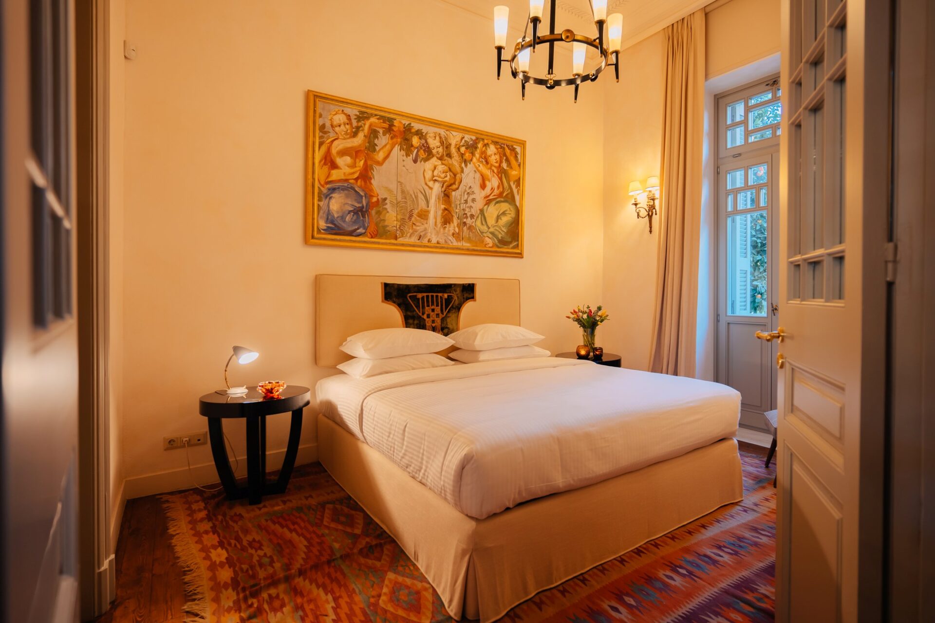 Art Retreat Athen Luxus Ferienhaus Altstadt Mieten Schlafzimmer