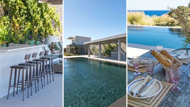 Asterias One Luxus Ferienhaus Paros Am Strand Mieten Details