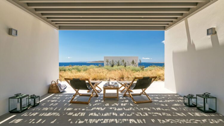 Asterias Two Luxus Ferienvilla Paros Am Strand Mieten Relax