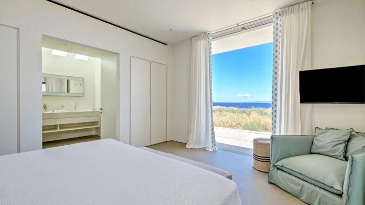 Asterias Two Luxus Ferienvilla Paros Am Strand Mieten Schlafen