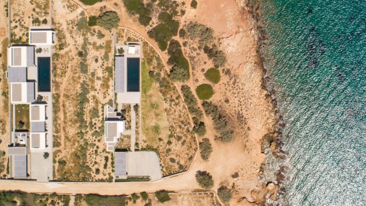 Asterias Villas Luxus Ferienvillen Paros Am Strand Mieten Lage
