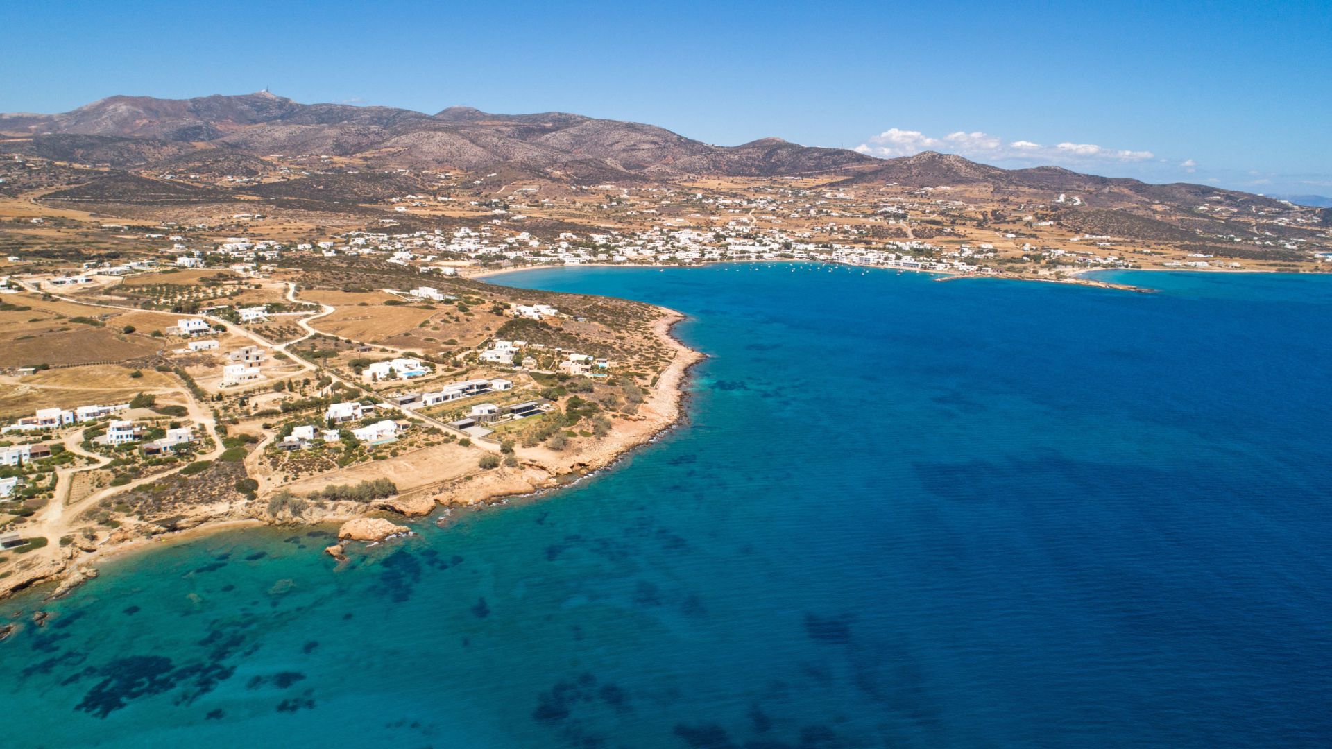 Asterias Villas Luxus Ferienvillen Paros Am Strand Mieten Lage Am Strand