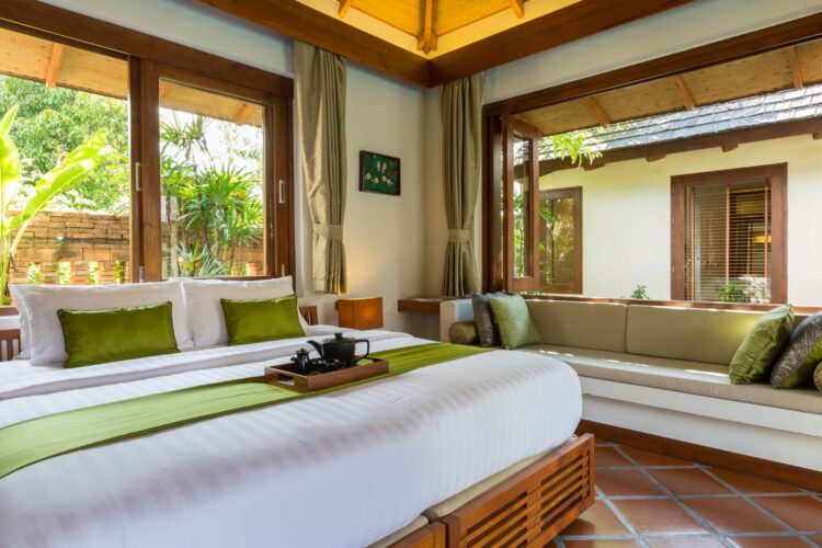 Baan Mika Luxus Ferienvilla Koh Samui Thailand Am Strand Mieten Doppelzimmer