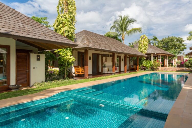 Baan Mika Luxus Ferienvilla Koh Samui Thailand Am Strand Mieten Pavillions