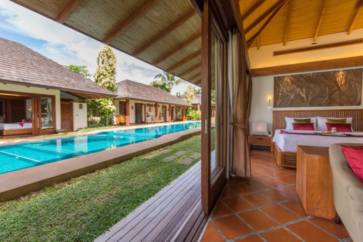 Baan Mika Luxus Ferienvilla Koh Samui Thailand Am Strand Mieten Schlafzimmer