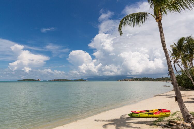 Baan Mika Luxus Ferienvilla Koh Samui Thailand Am Strand Mieten Strand