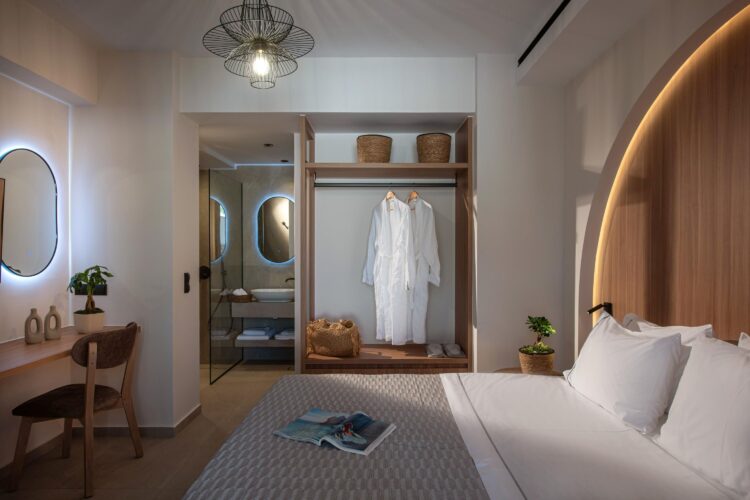 Baech Villa Paralia Luxus Ferienhaus Kreta Am Strand Mieten Schlafen