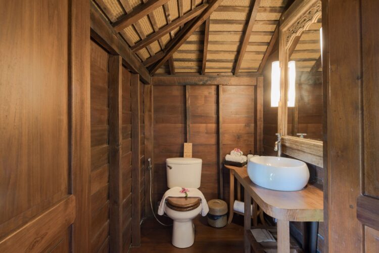 Ban Sairee Luxus Ferienvilla Koh Samui Thailand Mieten Wc
