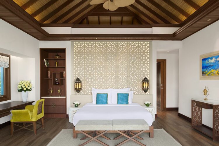 Banana Island Resort Doha By Anantara Guest Room Two And Three Bedroom Sea View Pool Villa Master Bedroom Arabic Design