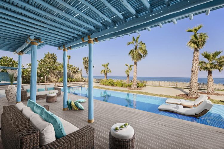 Banana Island Resort Doha By Anantara Guest Room Amenity Three Bedroom Sea View Pool Villa Deck