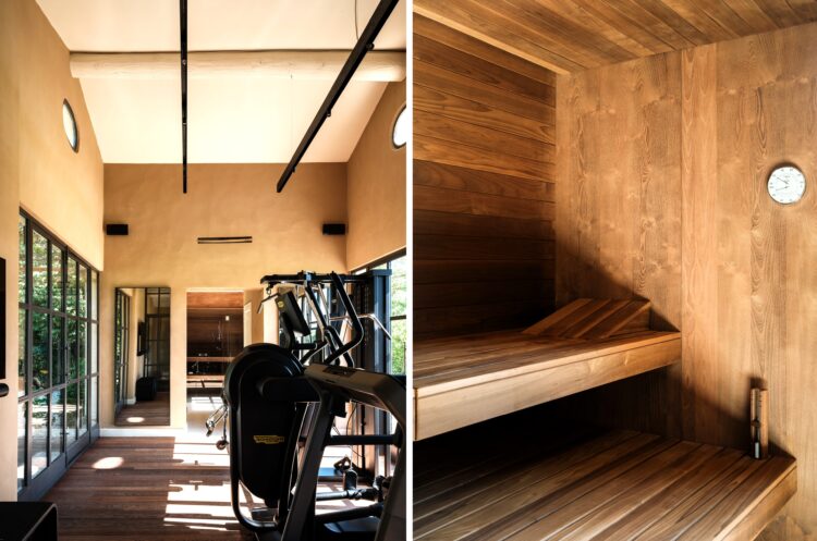 Bastide Eygalieres Luxus Ferienhaus Provence Mieten Fitness