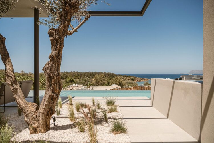 Beach Escape Chania Luxus Ferienhaus Kreta Mieten Baum