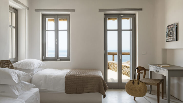 Beach Escape Mykonos Luxus Ferienhaus Am Strand Mieten Schlafen