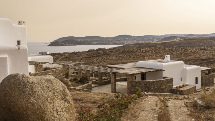 Beach Escape Mykonos Luxus Ferienvilla Am Strand Mieten Stil