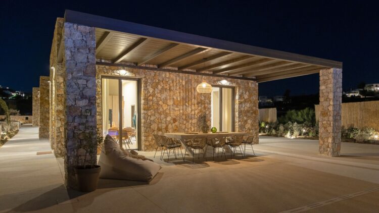 Beach Love One Luxus Ferienhaus Paros Am Strand Mieten Essen