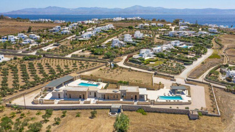 Beach Love One Luxus Ferienhaus Paros Am Strand Mieten Lage