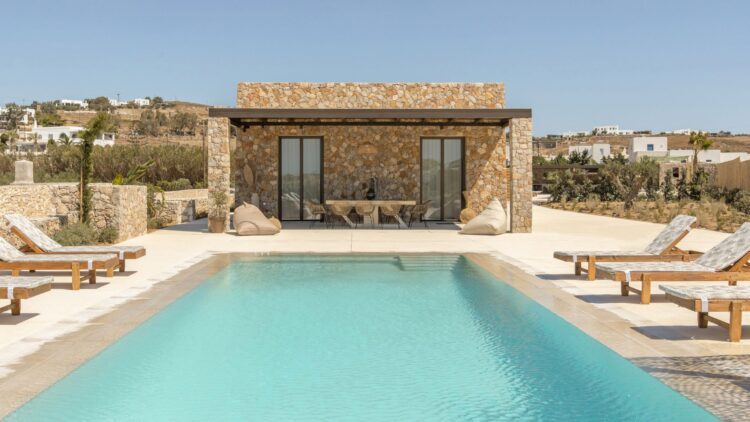 Beach Love One Luxus Ferienhaus Paros Am Strand Mieten Pool