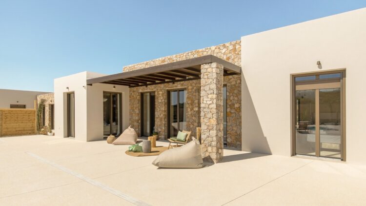 Beach Love Two Luxuriöses Ferienhaus Paros Am Strand Mieten Terrasse