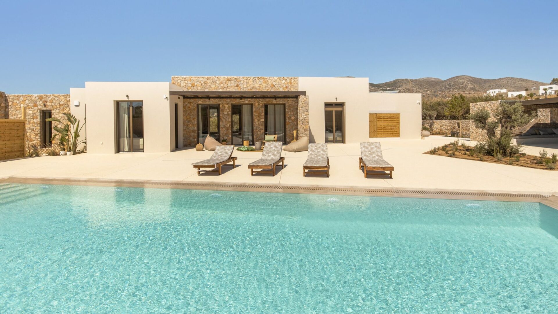 Beach Love Two Luxus Ferienhaus Paros Am Strand Mieten Pool