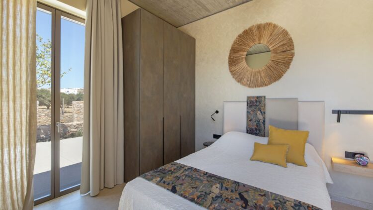 Beach Love Two Luxus Ferienvilla Paros Am Strand Mieten Bett