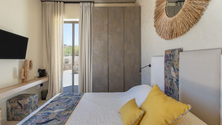 Beach Love Two Luxus Ferienvilla Paros Am Strand Mieten Doppelbett