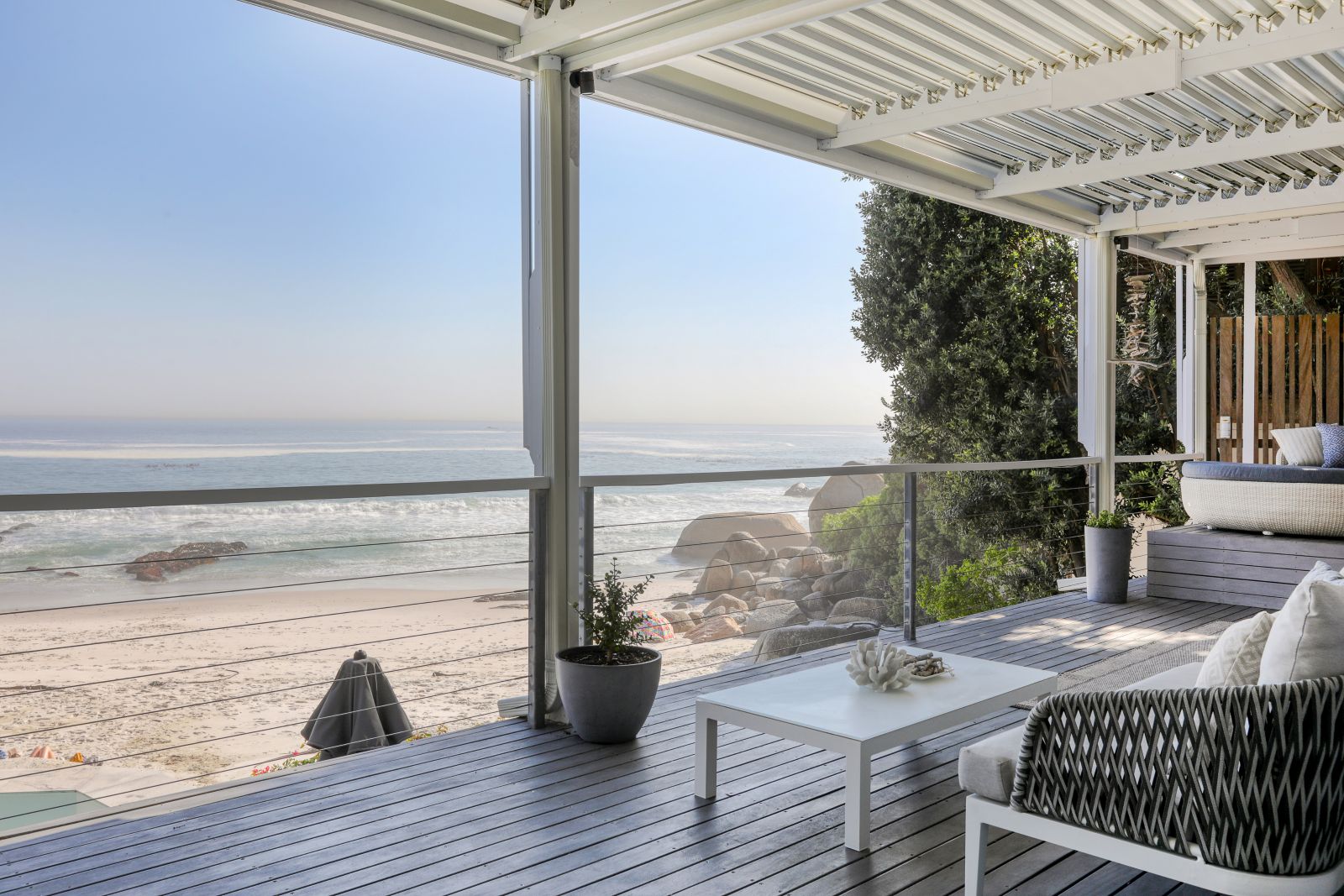 Beach Villa Ayanda Luxus Ferienhaus Kapstadt Clifton Mieten Meerblick