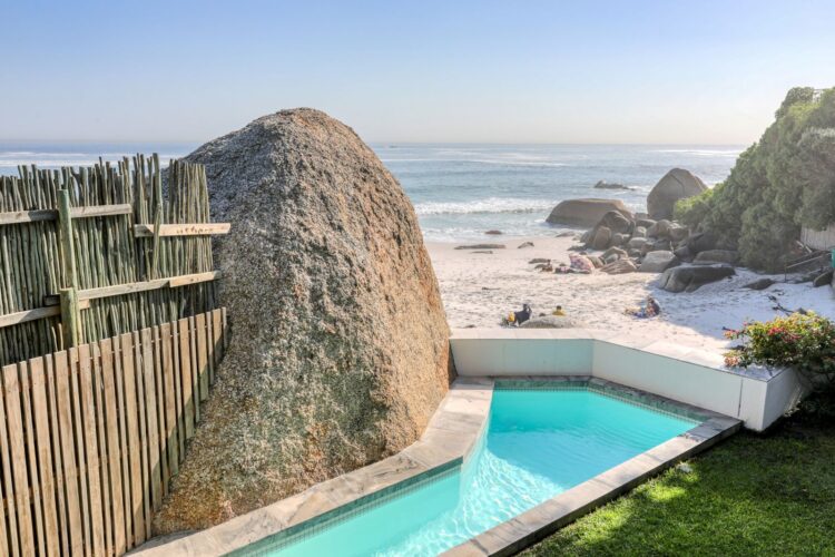 Beach Villa Ayanda Luxus Ferienhaus Kapstadt Clifton Mieten Pool