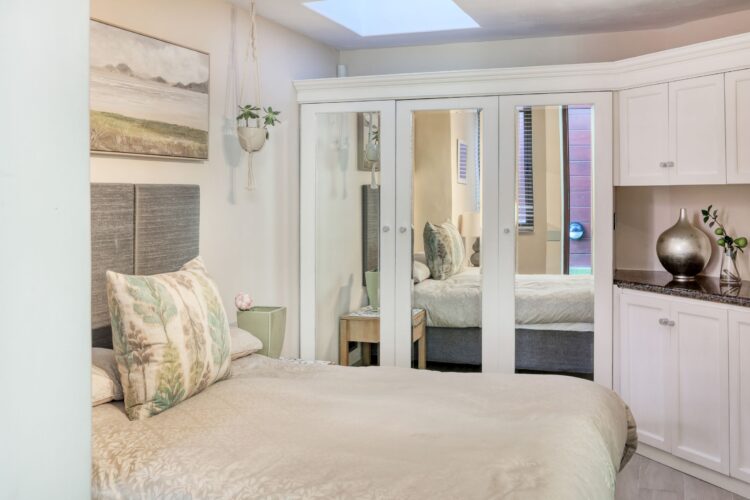 Beach Villa Khaya Luxus Ferienhaus Kapstadt Mieten Bett