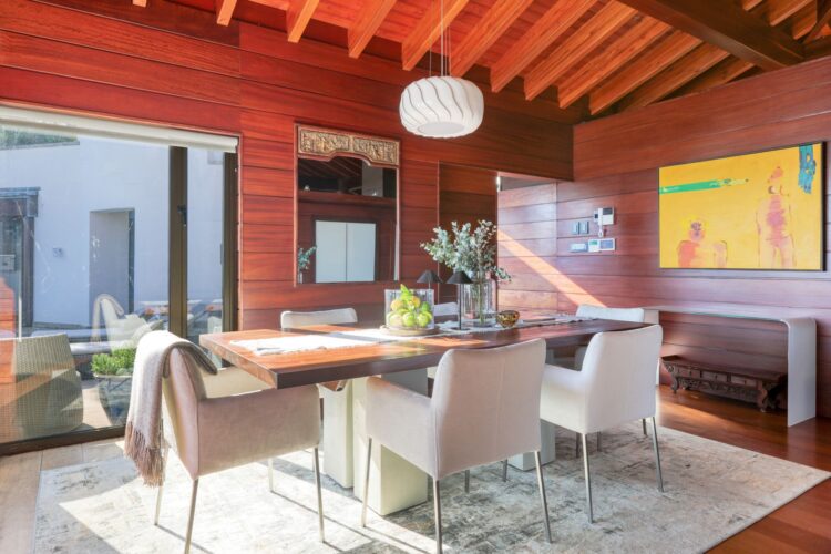 Beach Villa Khaya Luxus Ferienhaus Kapstadt Mieten Esstisch