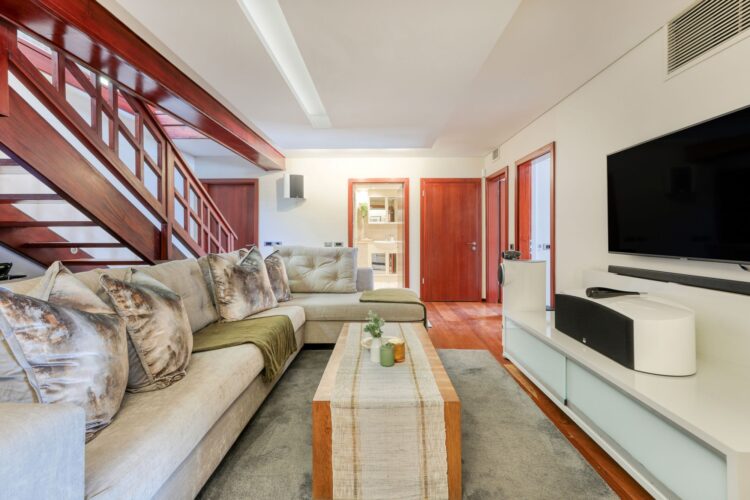 Beach Villa Khaya Luxus Ferienhaus Kapstadt Mieten Tv Room
