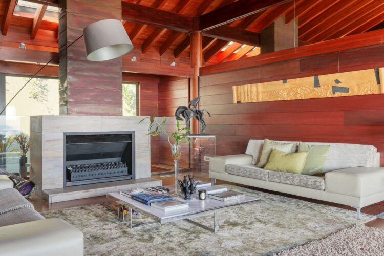 Beach Villa Khaya Luxus Ferienhaus Kapstadt Mieten Wohnzimmer