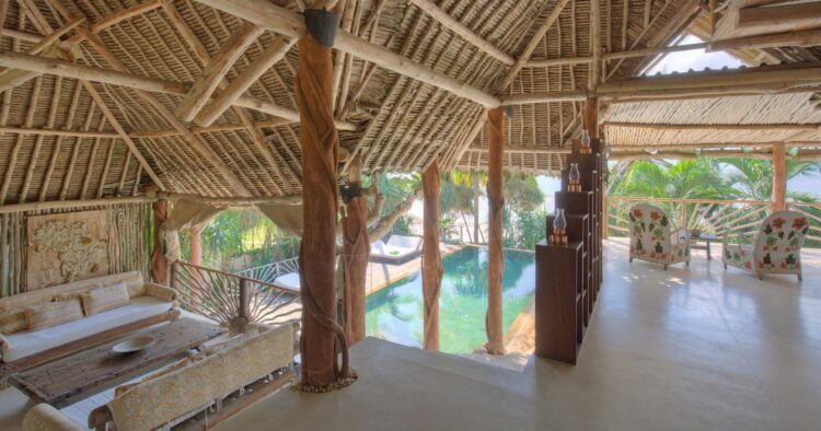 Beach Villa Luxus Ferienhaus Kenia Mieten Blick