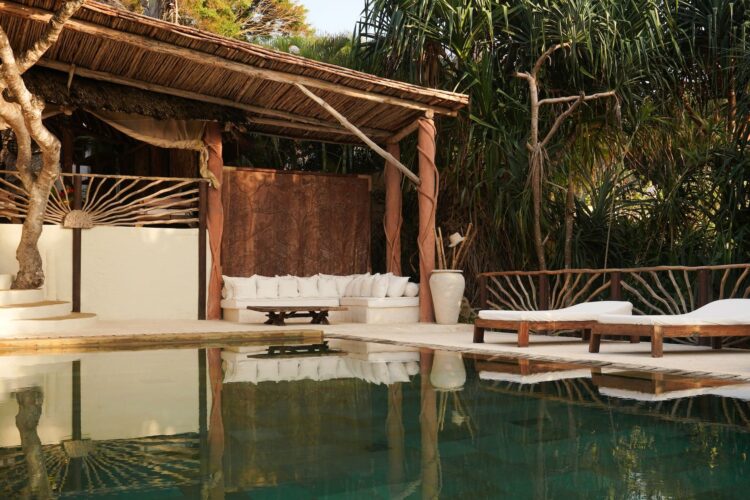 Beach Villa Luxus Ferienhaus Kenia Mieten Liegen