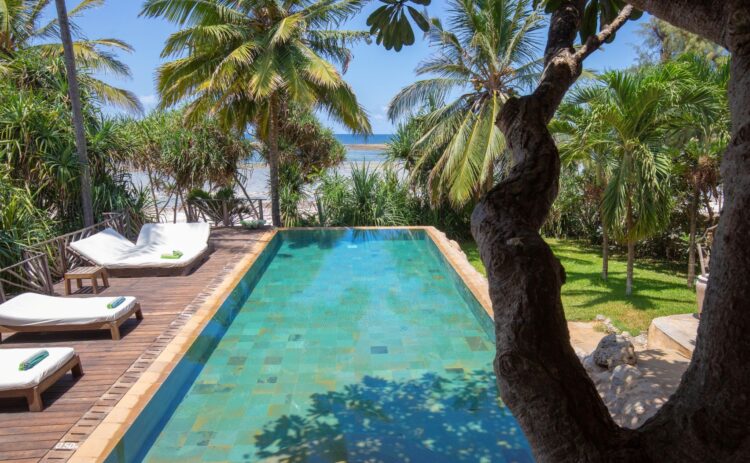 Beach Villa Luxus Ferienhaus Kenia Mieten Pool