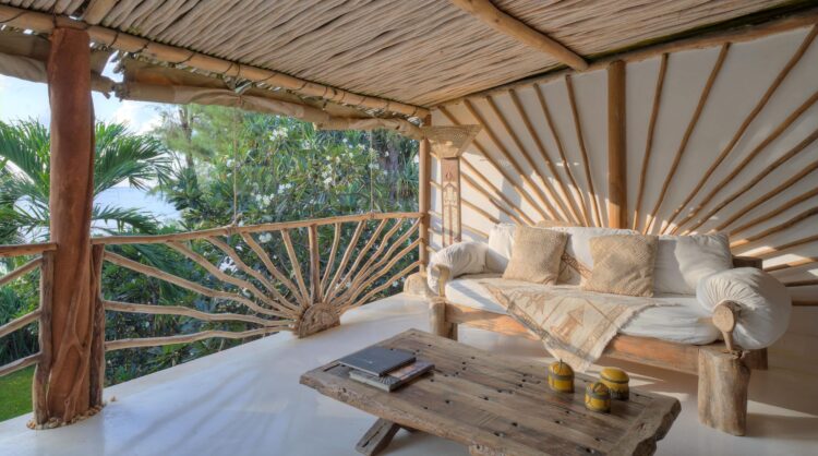 Beach Villa Luxus Ferienhaus Kenia Mieten Sofa